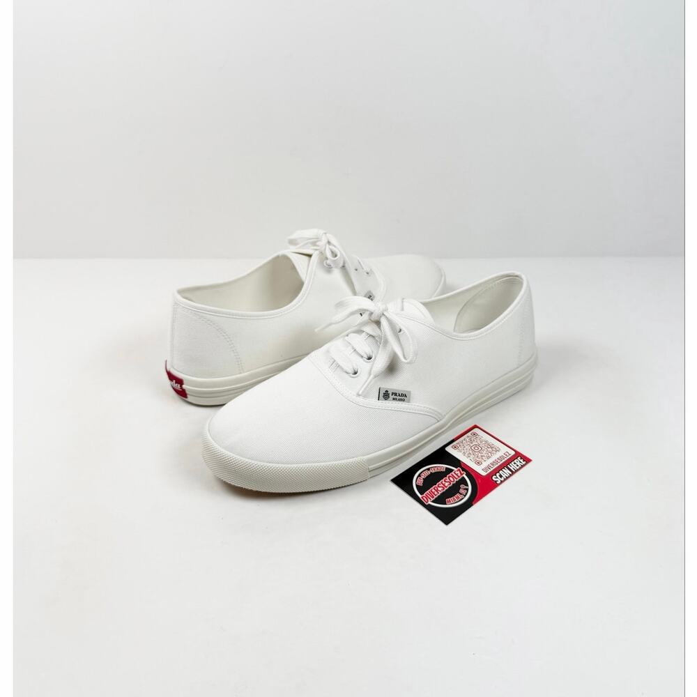 Size 7.5UK/8.5US - Prada Drill Canvas Low Top NEW